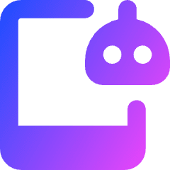Tablet Ai Robot Icon from Core Gradient Set