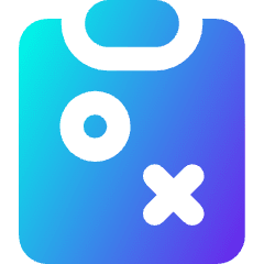 Strategy Tasks Icon from Core Gradient Set