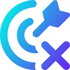 Target Cross Icon from Core Gradient Set