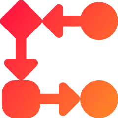 Workflow Icon from Core Gradient Set