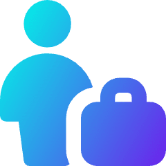 Office Worker Icon from Core Gradient Set