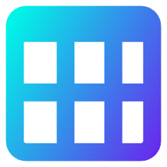Table Icon from Core Gradient Set