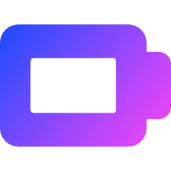 Battery Full 3 Icon from Core Gradient Set