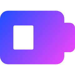 Battery Medium 3 Icon from Core Gradient Set