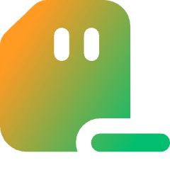 Sd Card Remove Subtract Icon from Core Gradient Set