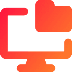 Local Storage Folder Icon from Core Gradient Set