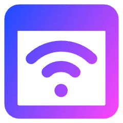 Browser Wifi Icon from Core Gradient Set