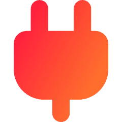 Electric Cord 1 Icon from Core Gradient Set