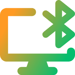 Monitor Bluetooth Icon from Core Gradient Set