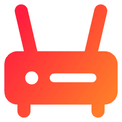 Router Wifi Network Icon from Core Gradient Set