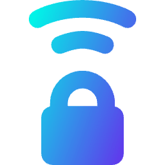 Wifi Secure Connection Icon from Core Gradient Set