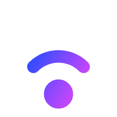 Wifi Signal Low Icon from Core Gradient Set