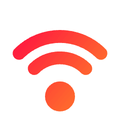 Wifi Signal Medium Icon from Core Gradient Set