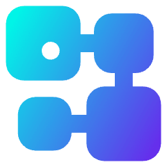 Database Crypto Blockchain Icon from Core Gradient Set