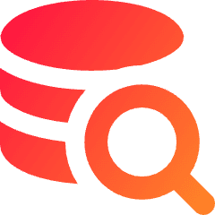 Database Search Icon from Core Gradient Set
