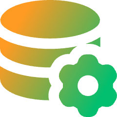 Database Setting Icon from Core Gradient Set