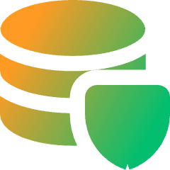Database Shield Icon from Core Gradient Set