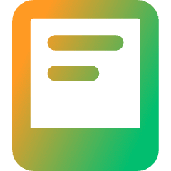 Hand Held Icon from Core Gradient Set