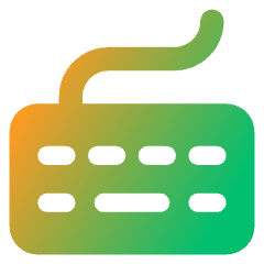 Keyboard Icon from Core Gradient Set