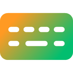 Keyboard Wireless Icon from Core Gradient Set