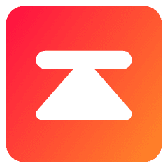 Projection Square Icon from Core Gradient Set