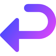 Return 2 Icon from Core Gradient Set