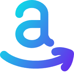 Amazon Logo Icon from Core Gradient Set
