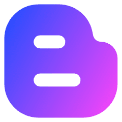 Blogger Logo Icon from Core Gradient Set