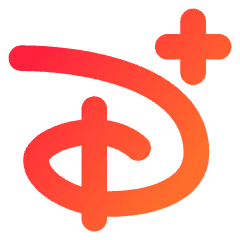 Disney Plus Logo Icon from Core Gradient Set