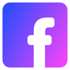 Facebook Logo 1 Icon from Core Gradient Set