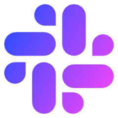 Slack Logo Icon from Core Gradient Set