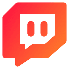 Twitch Logo Icon from Core Gradient Set