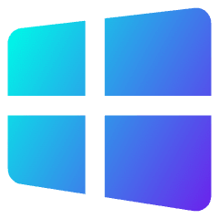 Windows Logo Icon from Core Gradient Set