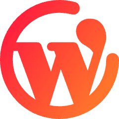 Wordpress Logo Icon from Core Gradient Set