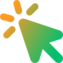 Cursor Click Icon from Core Gradient Set