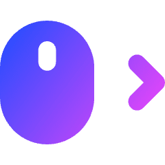 Mouse Move Right Icon from Core Gradient Set