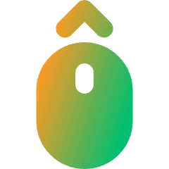 Mouse Move Up Icon from Core Gradient Set