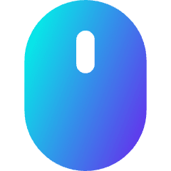 Mouse Wireless Icon from Core Gradient Set