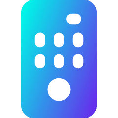 Remote Control Icon from Core Gradient Set