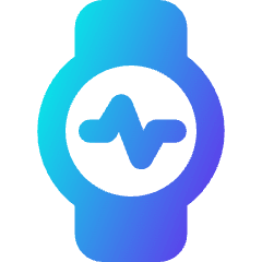 Watch Circle Heartbeat Monitor 2 Icon from Core Gradient Set