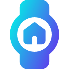 Watch Circle Home Icon from Core Gradient Set