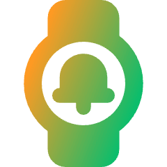 Watch Circle Notification Icon from Core Gradient Set