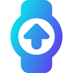 Watch Circle Upload Icon from Core Gradient Set