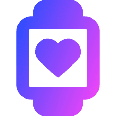 Watch Square Heartbeat Monitor 1 Icon from Core Gradient Set