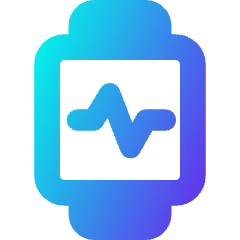 Watch Square Heartbeat Monitor 2 Icon from Core Gradient Set