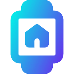 Watch Square Home Icon from Core Gradient Set