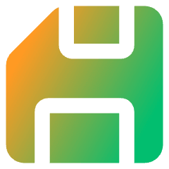 Floppy Disk Icon from Core Gradient Set