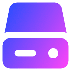 Hard Drive 1 Icon from Core Gradient Set