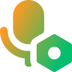 Microphone Setting Bolt Nut Icon from Core Gradient Set