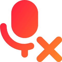 Voice Mail Disconnect Icon from Core Gradient Set